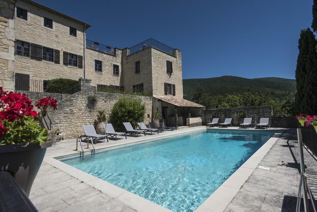 Logis Hotel Les Hospitaliers Le Poët-Laval Buitenkant foto