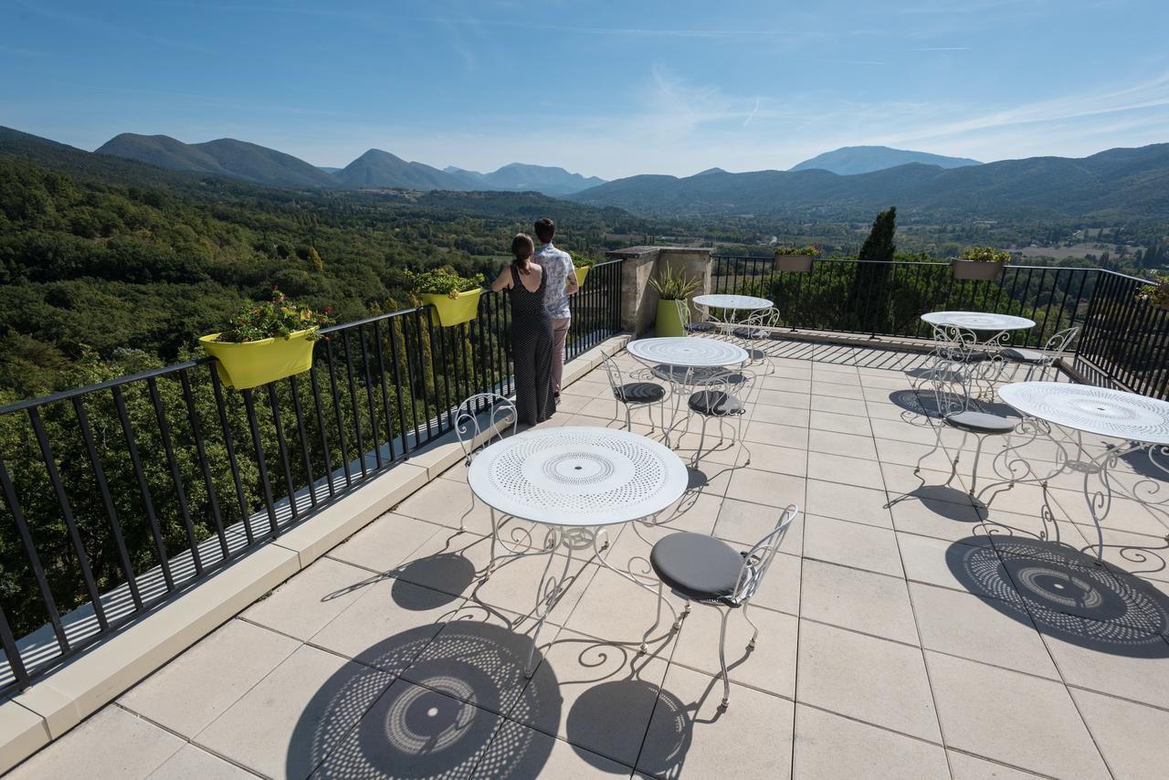 Logis Hotel Les Hospitaliers Le Poët-Laval Buitenkant foto